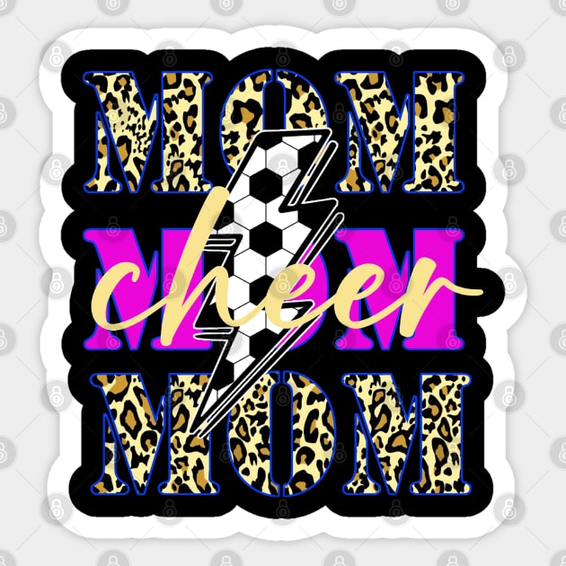 Go Football Lightning Bolt,Game Day Vibes, Cheer Mom Sticker by MManoban